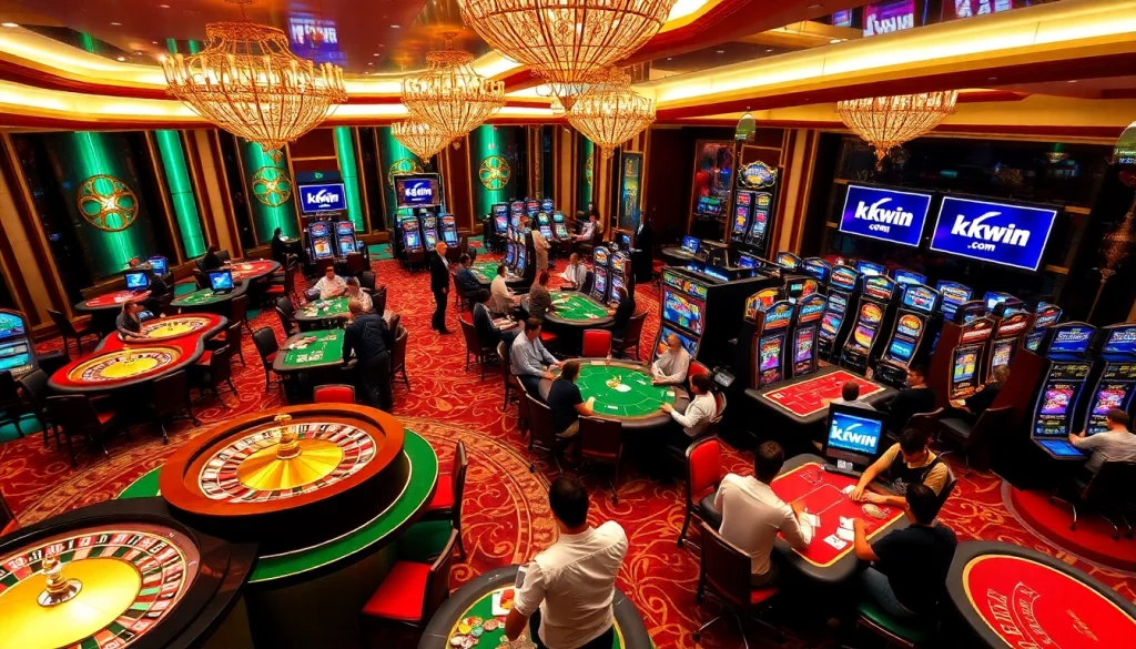 Experience thrilling online gambling at kkwin.com with vibrant casino visuals and engaging gameplay.