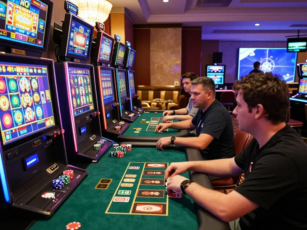 Interactive online casino gaming at https://go999.de.com showcasing vibrant lights and live dealer excitement.