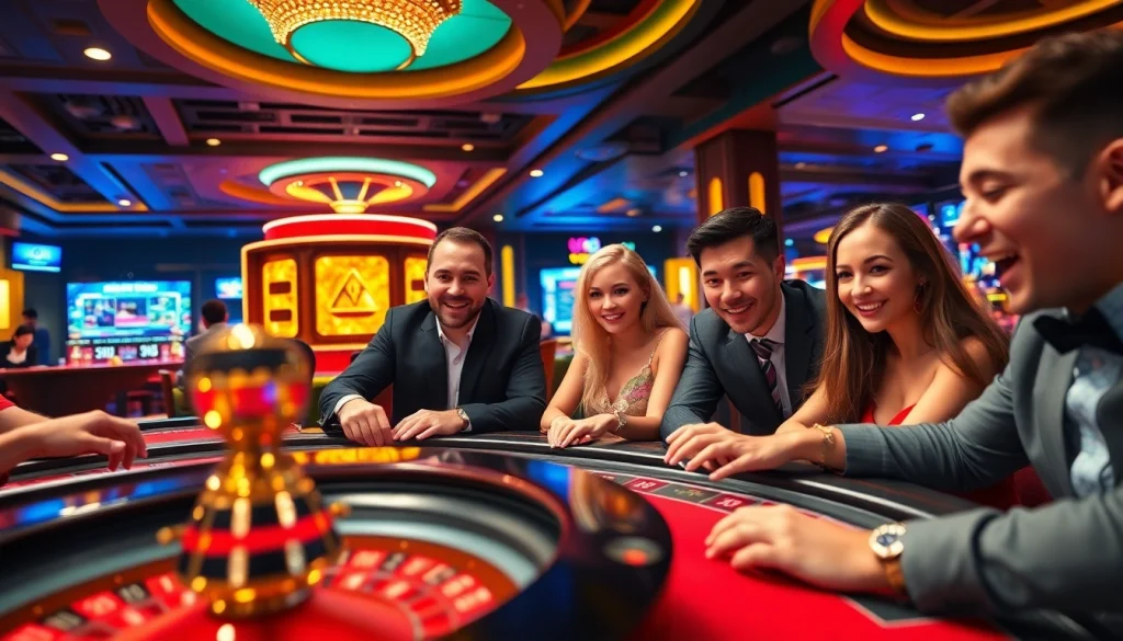 88CLB online gaming experience showcasing players at vibrant casino tables with modern interfaces.