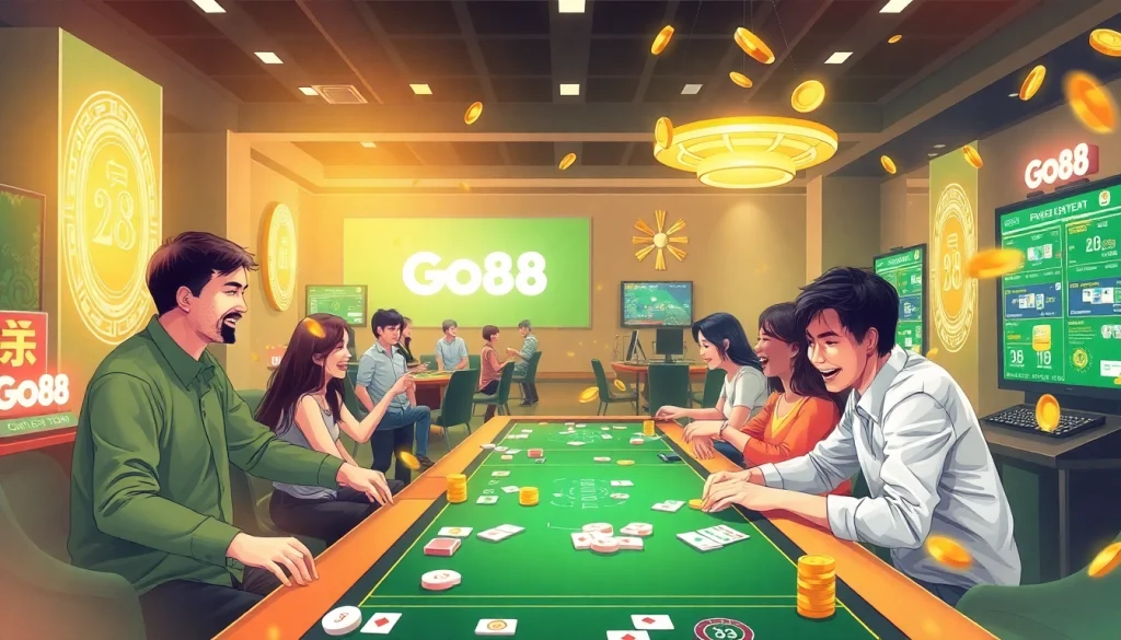 Experience the thrill of online gaming at https://go88.bio/ with vibrant visuals of Sicbo and Xóc Đĩa.