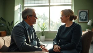 Enhancing mental health awareness through compassionate psychiatry in India consulting session.