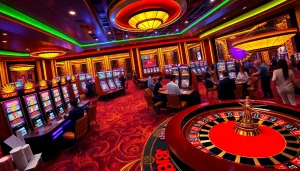 Players engaging at 88bet's casino tables, showcasing dynamic gambling action and excitement.