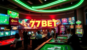 Engaging online betting experience at https://77bett.io/ with vibrant games and sports betting options.