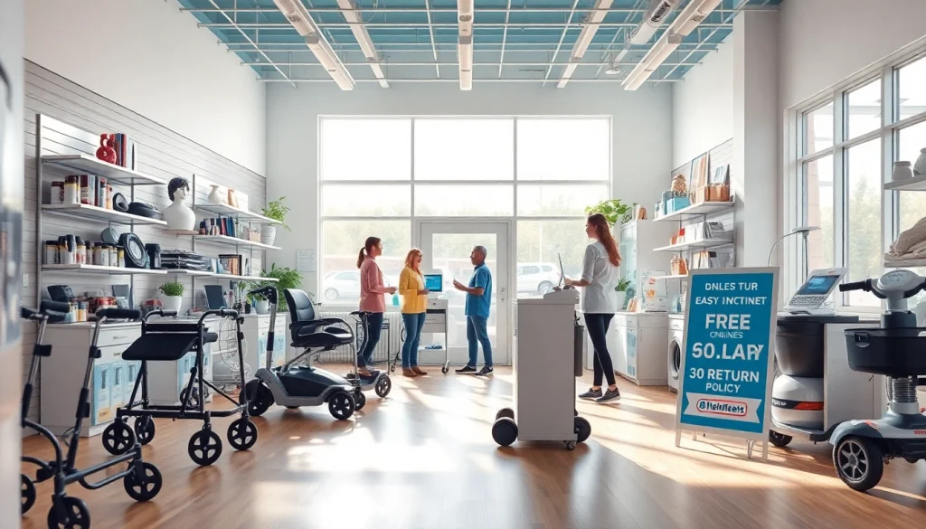 Sanitätshaus-Onlineshop mit hochwertigen medizinischen Produkten wie Rollatoren und Elektrorollstühle sowie kostenlosem Versand.