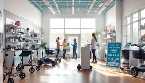 Sanitätshaus-Onlineshop mit hochwertigen medizinischen Produkten wie Rollatoren und Elektrorollstühle sowie kostenlosem Versand.