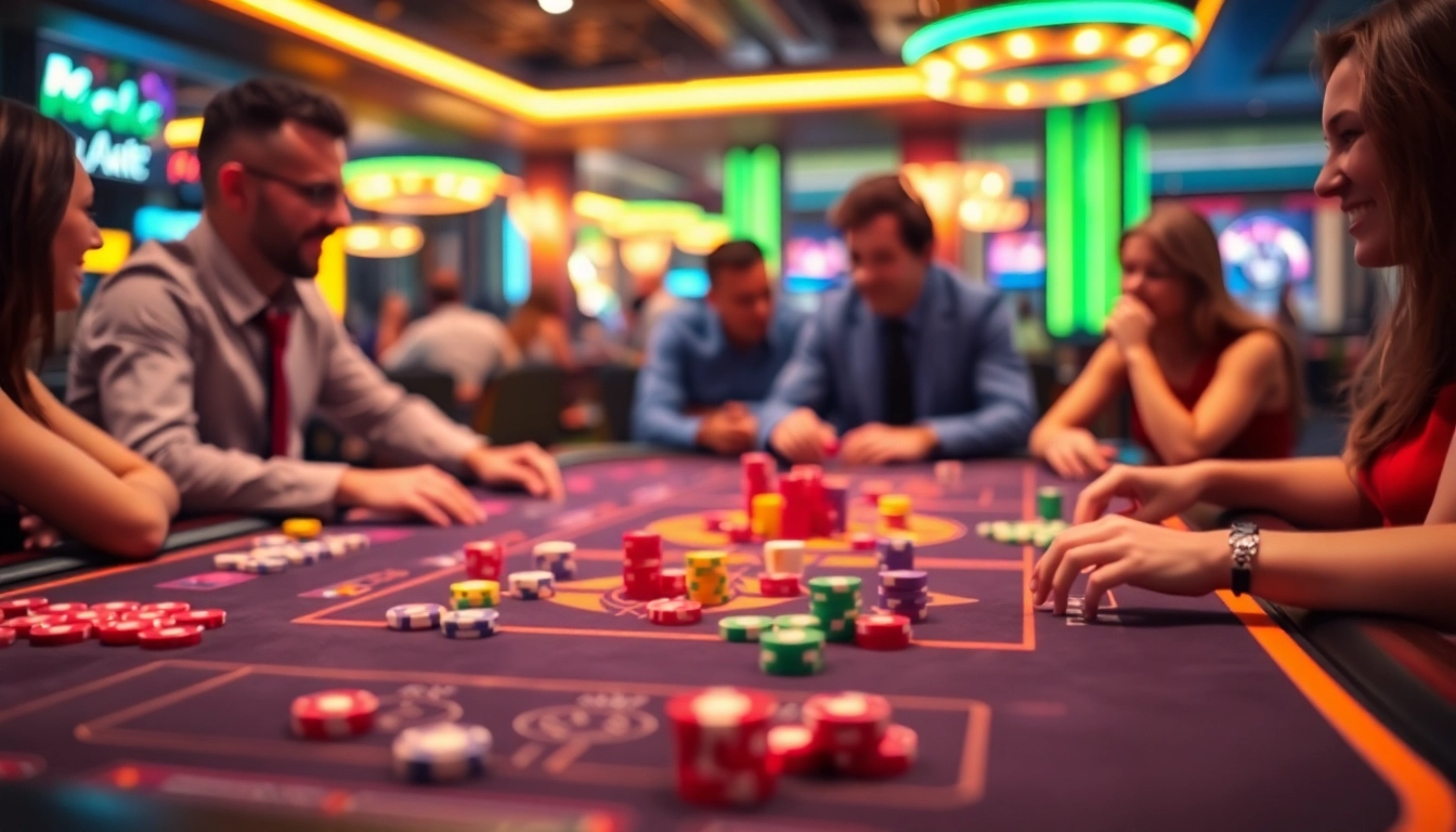 Spieler in einem Online-Casino setzen auf Gewinne beim Online Casino Spielen.