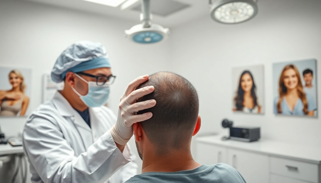 Experience a hair transplant london consultation in a modern clinic with a professional surgeon.