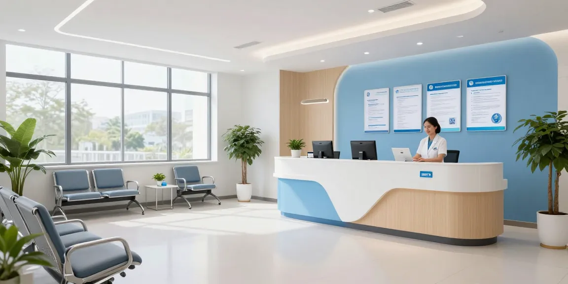 Health insurance tax forms for patient care in a modern health clinic.